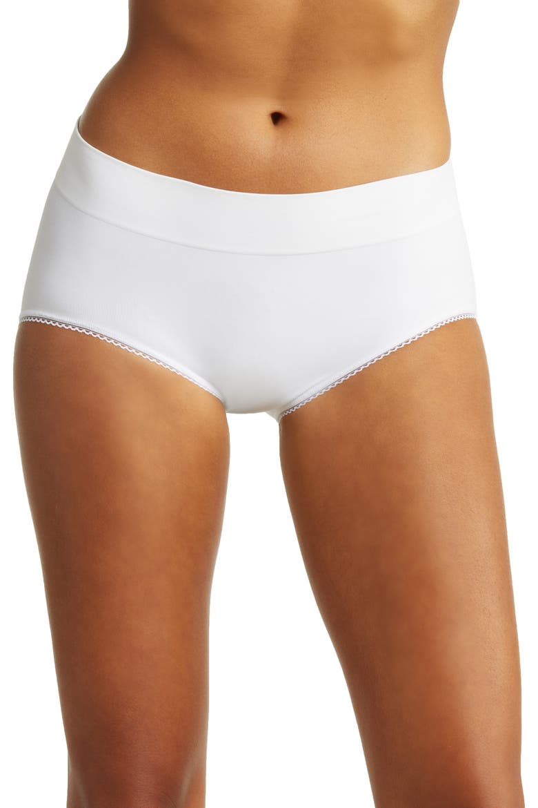 Feeling Flexible Briefs, Main, color, WHITE