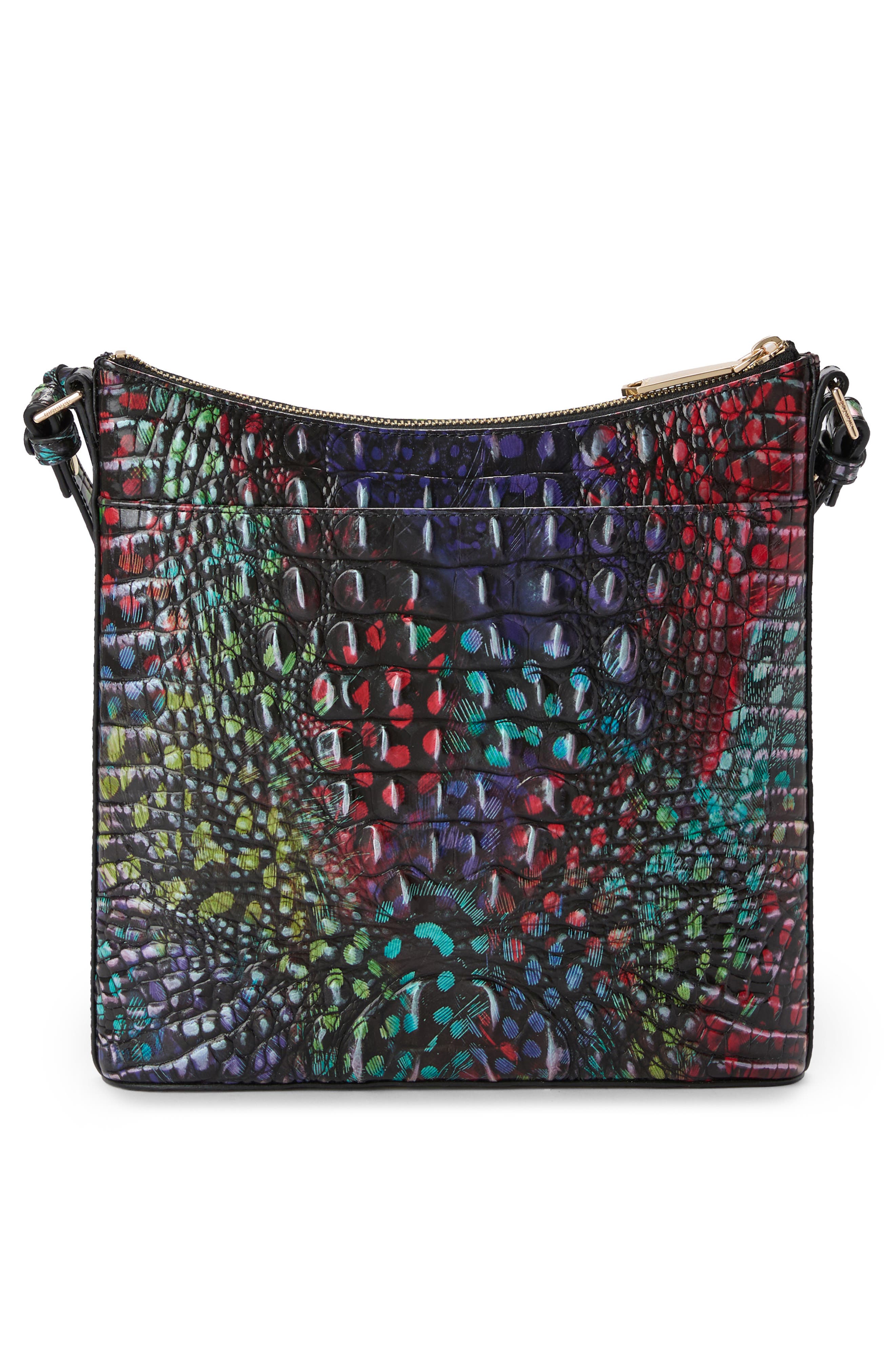 Brahmin Katie Croc Embossed Leather Crossbody Bag, Alternate, color, Showtime Melbourne