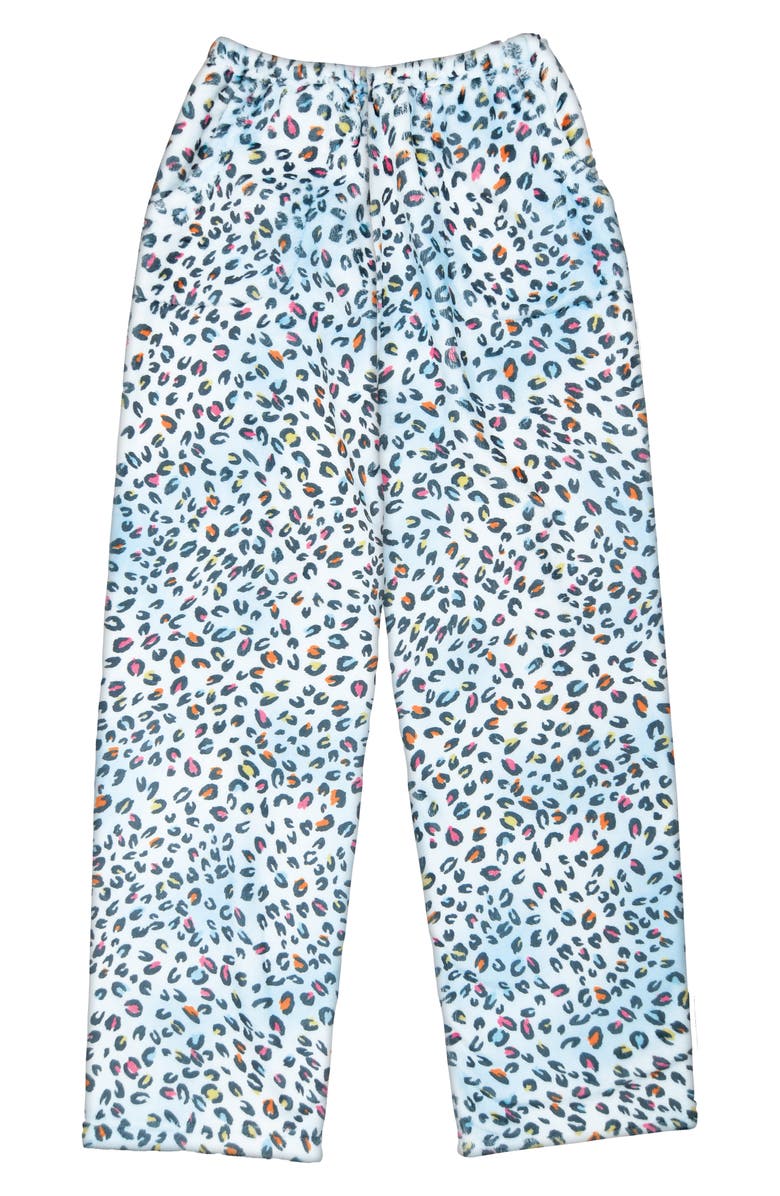 Iscream Pastel Leopard Fleece Lounge Pants, Main, color, 