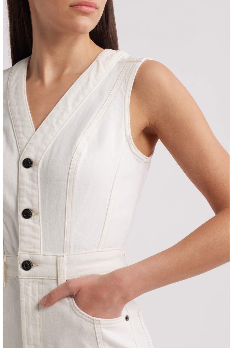 Westwood Sleeveless Denim Dress, Alternate, color, VINTAGE ECRU