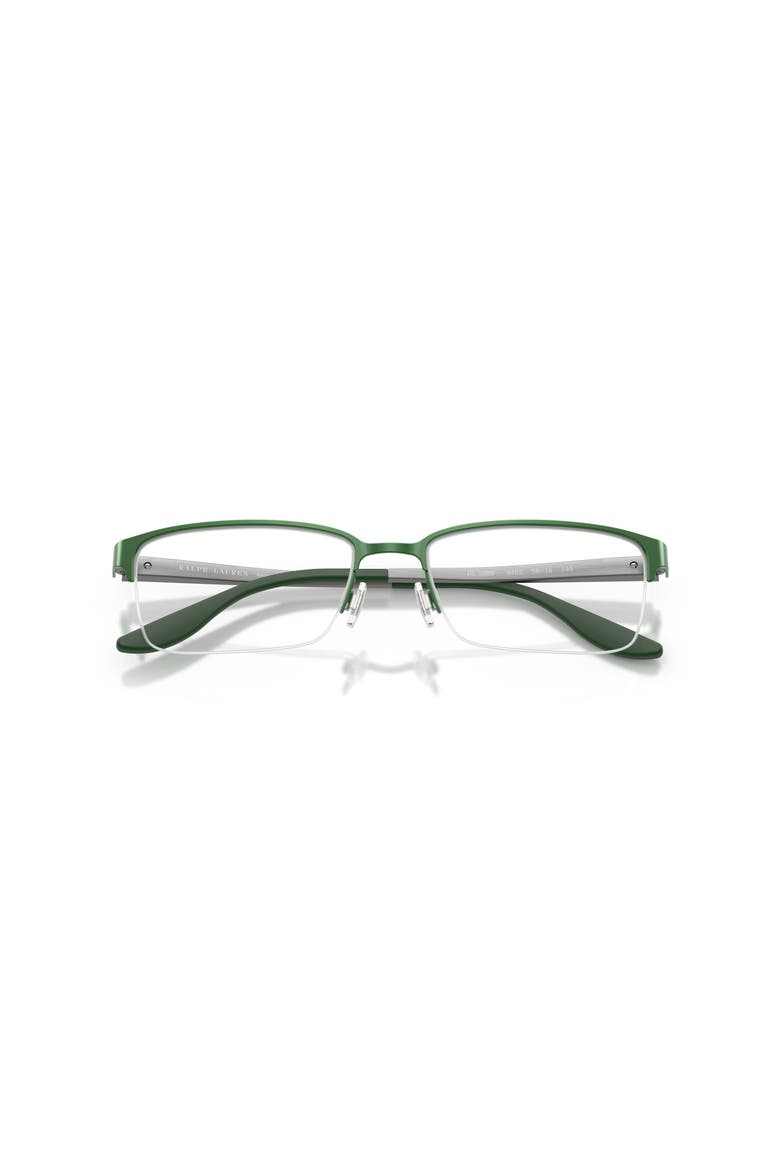 54mm Rectangle optical glasses, Alternate, color, Green