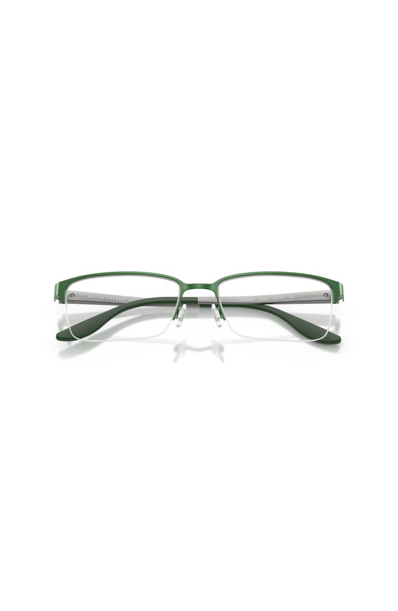 Ralph Lauren 54mm Rectangle optical glasses, Alternate, color, Green