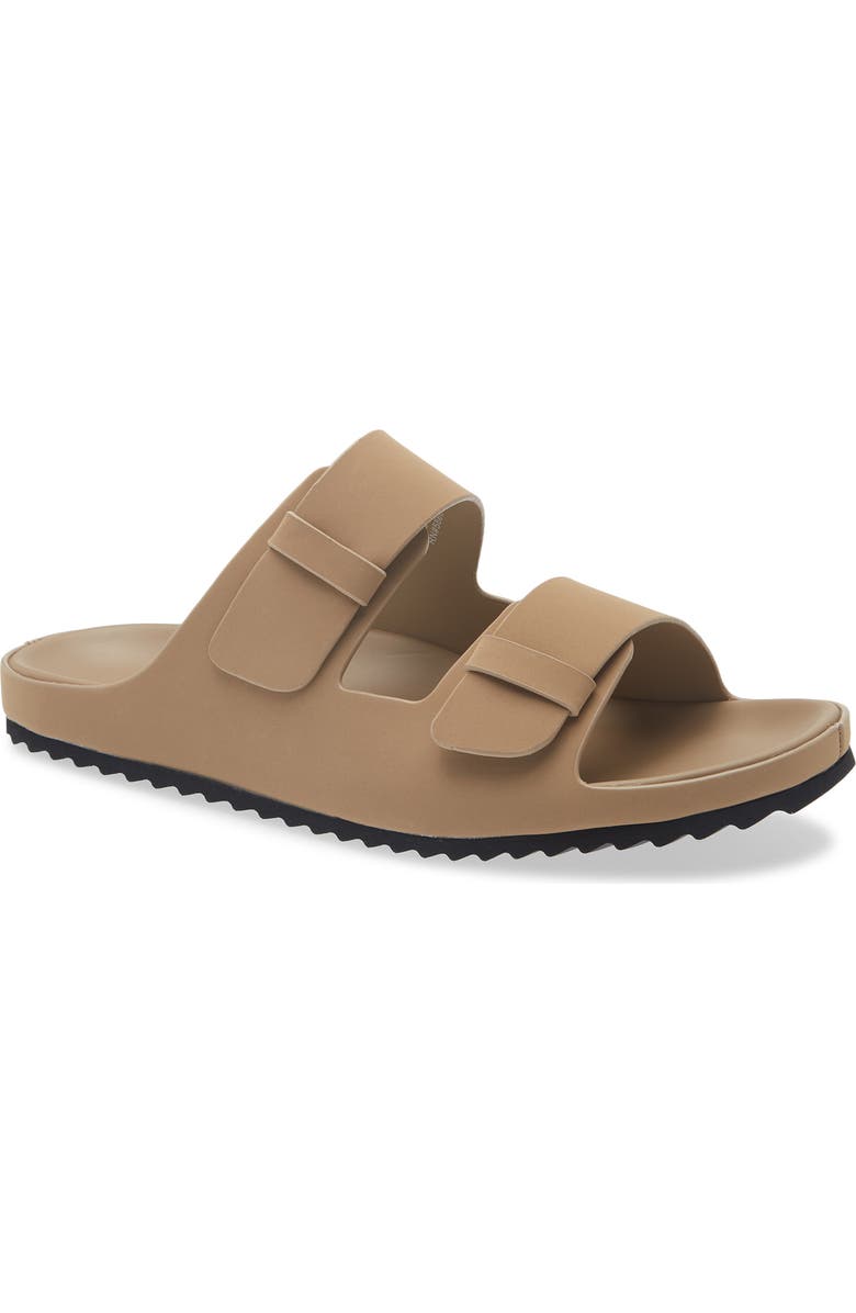 Abound Paulus Slide Sandal, Main, color, Beige Gravel