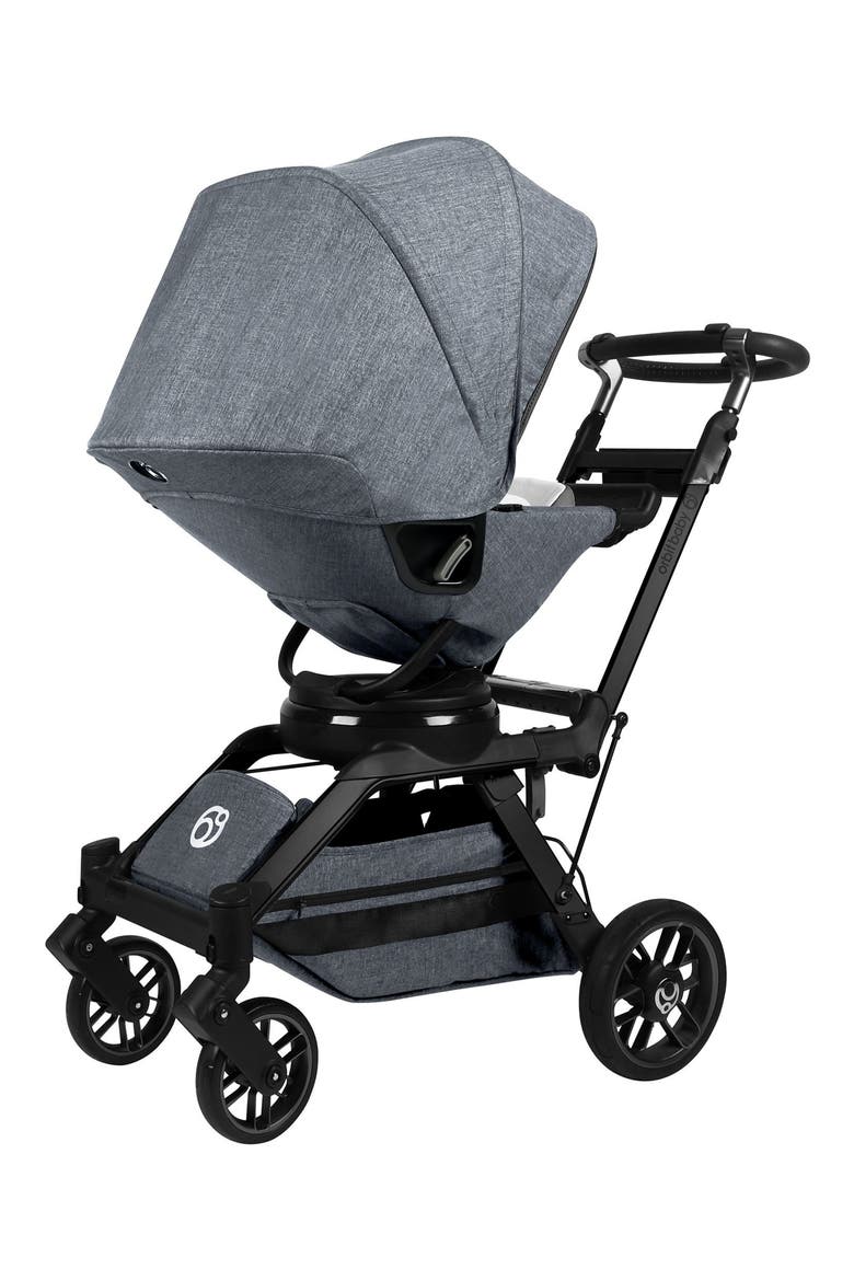 G5 Complete Stroller, Alternate, color, BLACK/ MELANGE GRAY