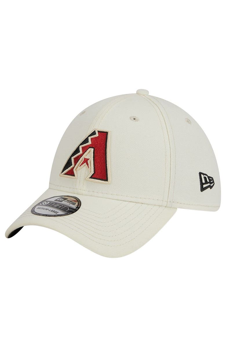 New Era Men's New Era Cream Arizona Diamondbacks Chrome Team Classic 39THIRTY Flex Hat, Main, color, 