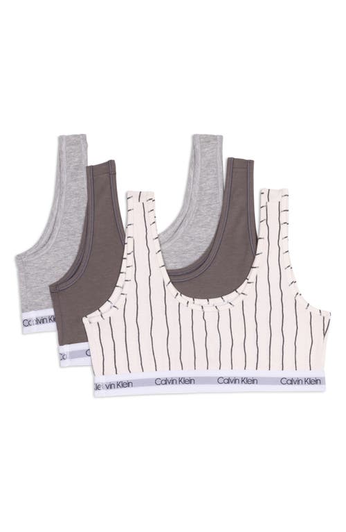Calvin Klein Classic Bralette In Grey Multi