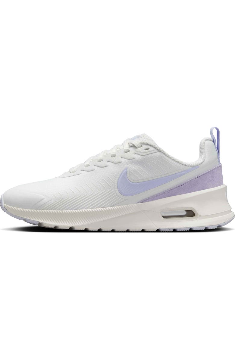 Nike Air Max Nuaxis SE Sneaker, Alternate, color, White/ Sail/ White/ Amethyst