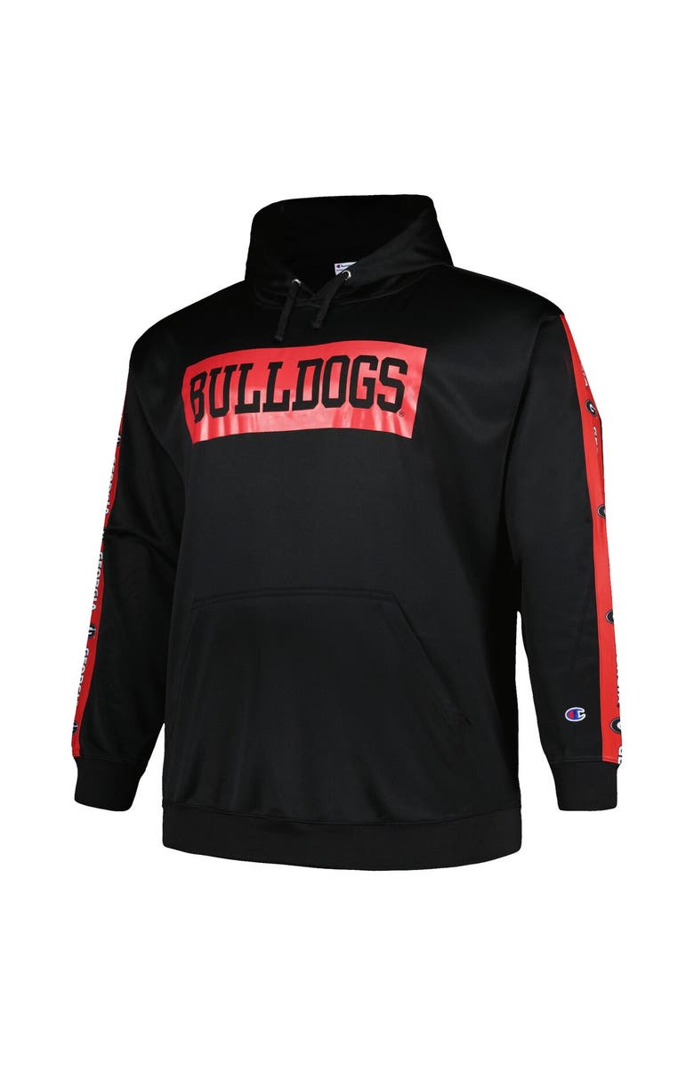 PROFILE Men's Profile Black Georgia Bulldogs Big & Tall Fleece Pullover Hoodie, Alternate, color, 