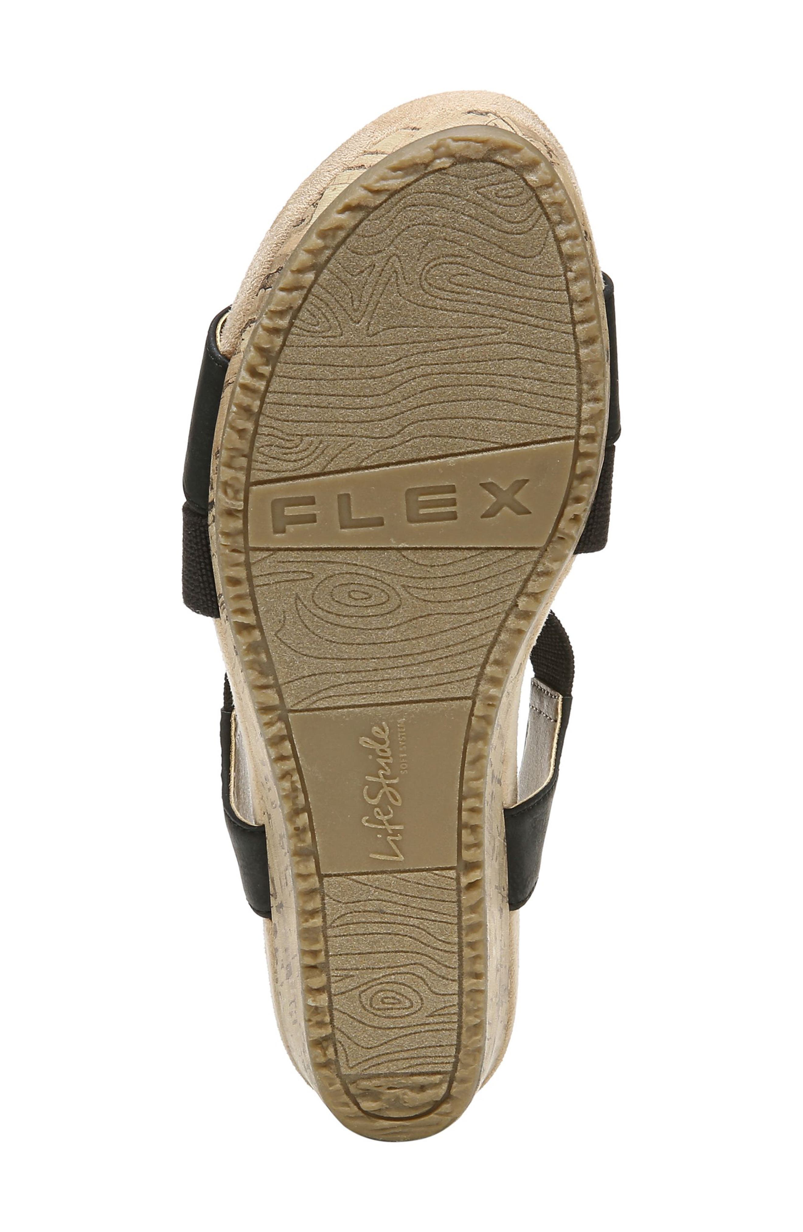 LifeStride Mexico Wedge Slingback Sandal, Alternate, color, 