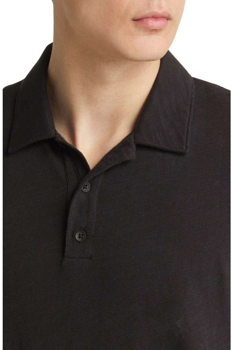 Classic Flame Polo, Alternate, color, BLACK