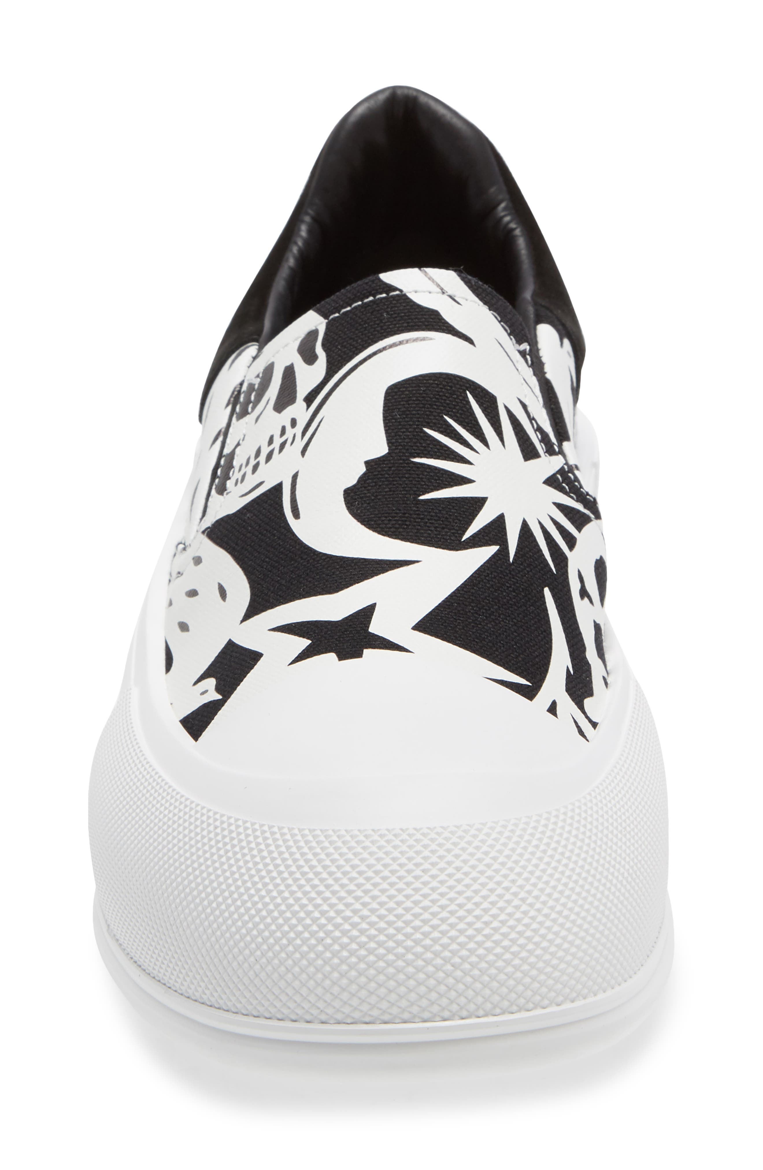 McQueen Alexander McQueen Plimsol Slip-On Sneaker, Alternate, color, 