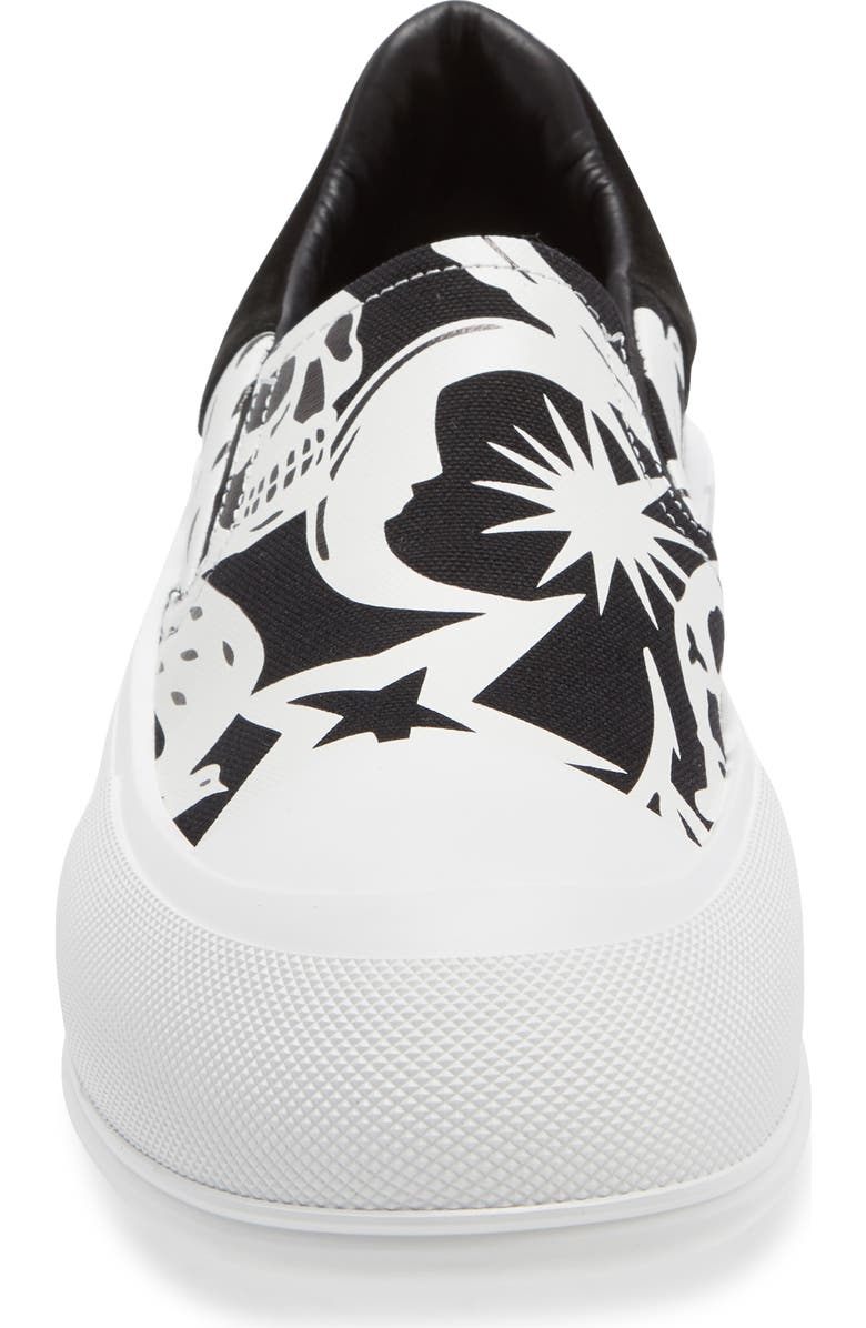 McQueen Alexander McQueen Plimsol Slip-On Sneaker, Alternate, color,