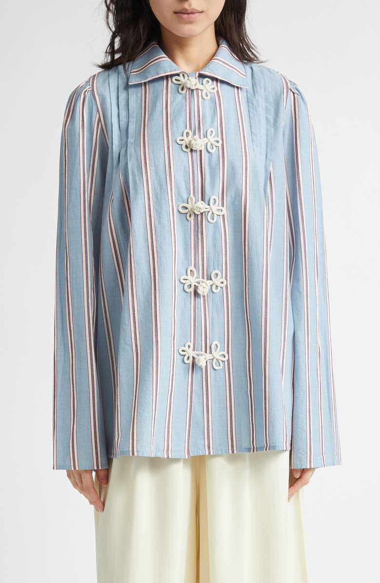 Bode Regatta Stripe Jonas Shirt, Main, color,