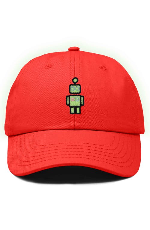 Dalix Robot Hat In Red