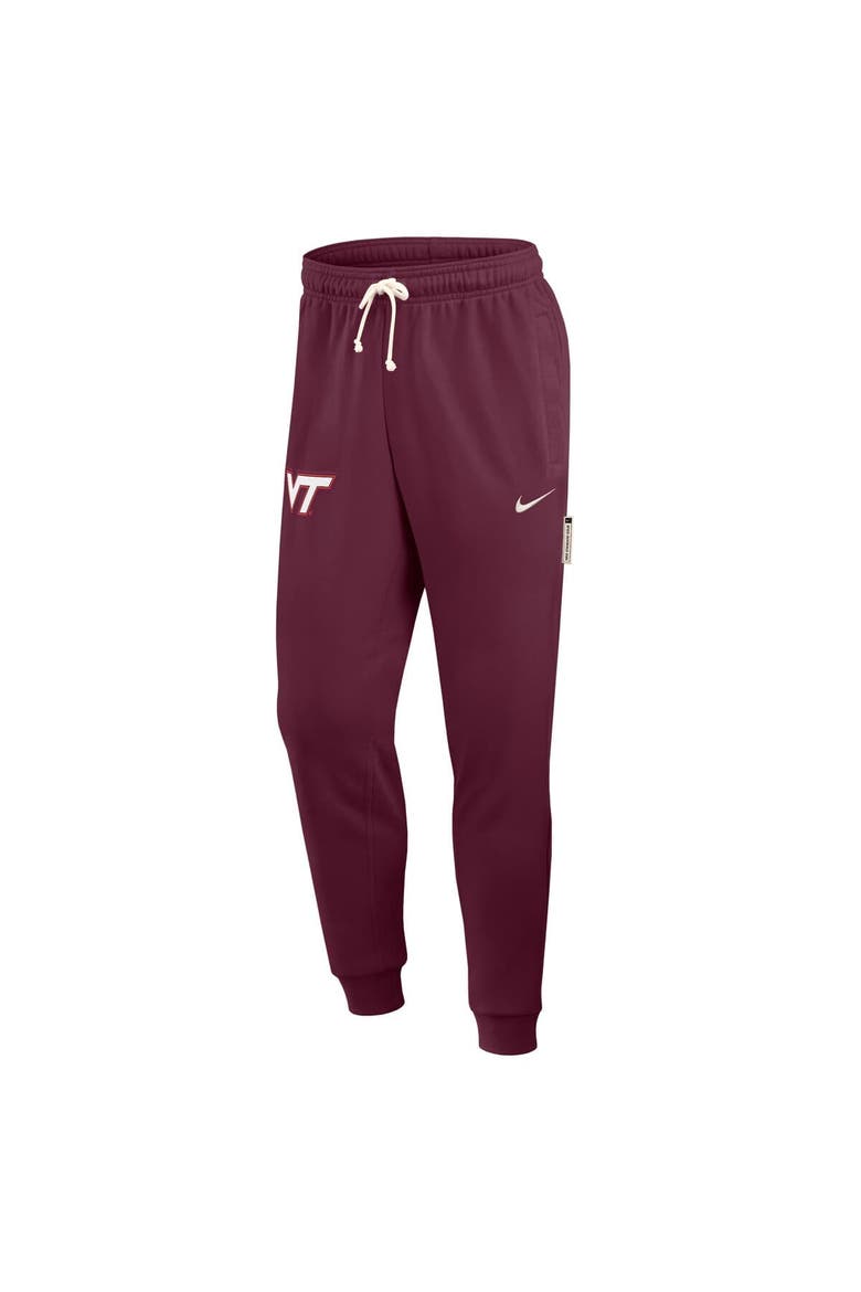 Men's Nike Maroon Virginia Tech Hokies 2025 Sideline Performance Taper Pants, Alternate, color, Maroon