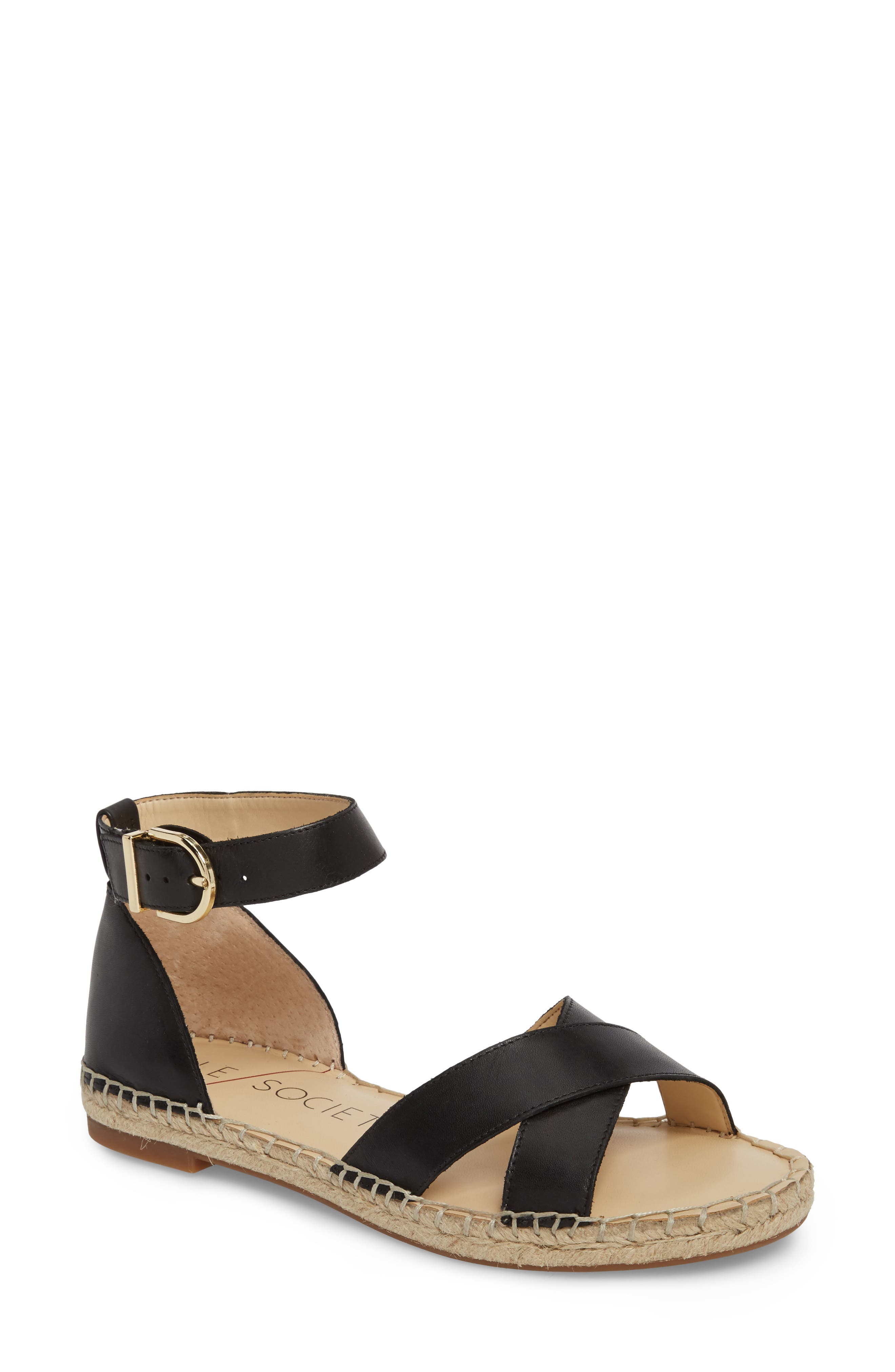 Sole Society Saundra Espadrille Sandal, Main, color, 