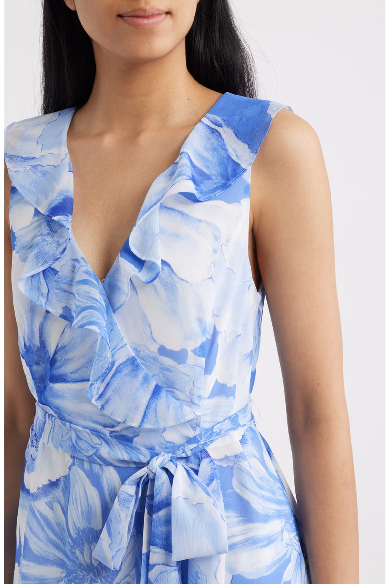Island Blooms Sleeveless Maxi Dress, Alternate, color, BLUE COVE