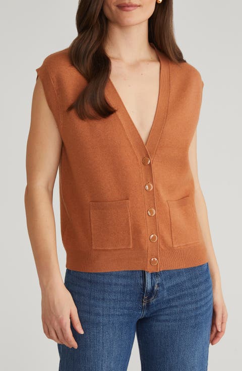 Button-Up Sweater Vest