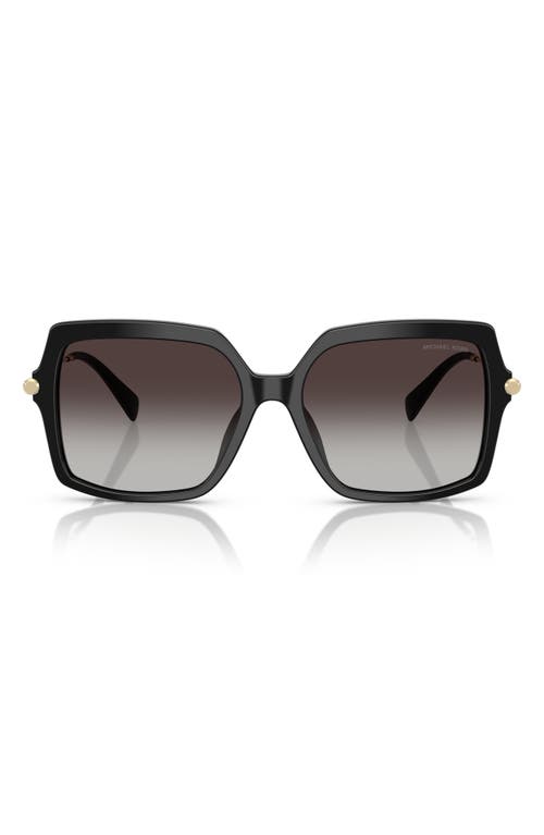 Michael Kors 55mm Square Sunglasses In Black