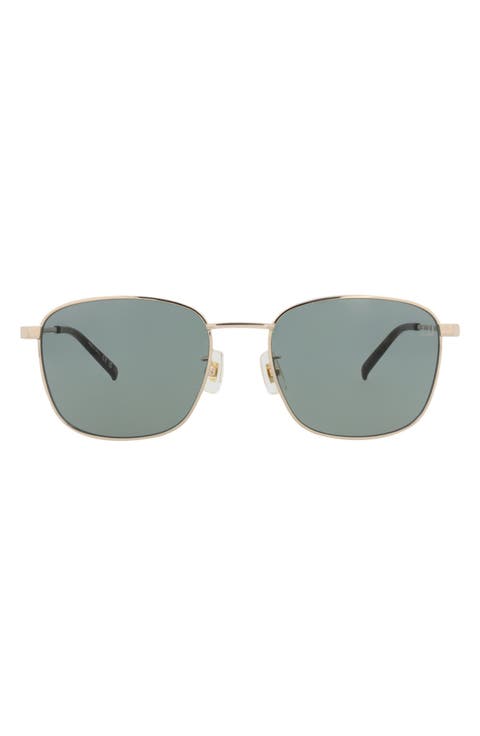 56mm Square Sunglasses