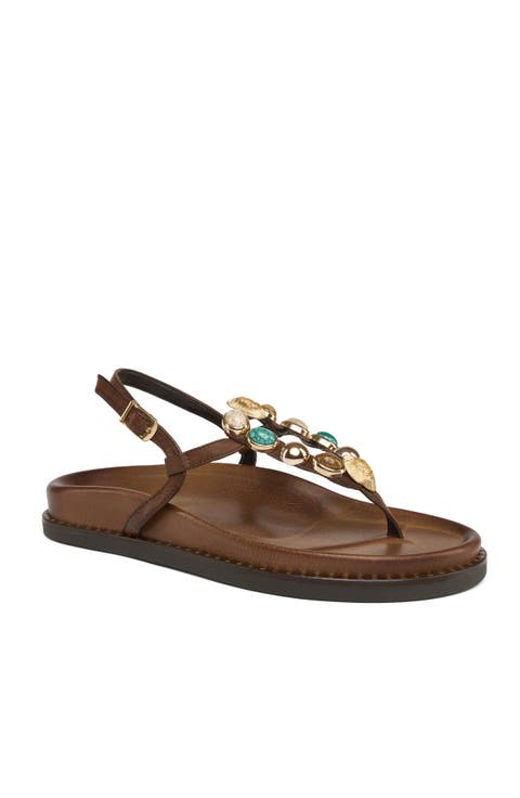 Kali Stone T Strap Sandal