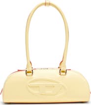 DIESEL® 1DR 2.0 Dome East/West Leather Shoulder Bag
