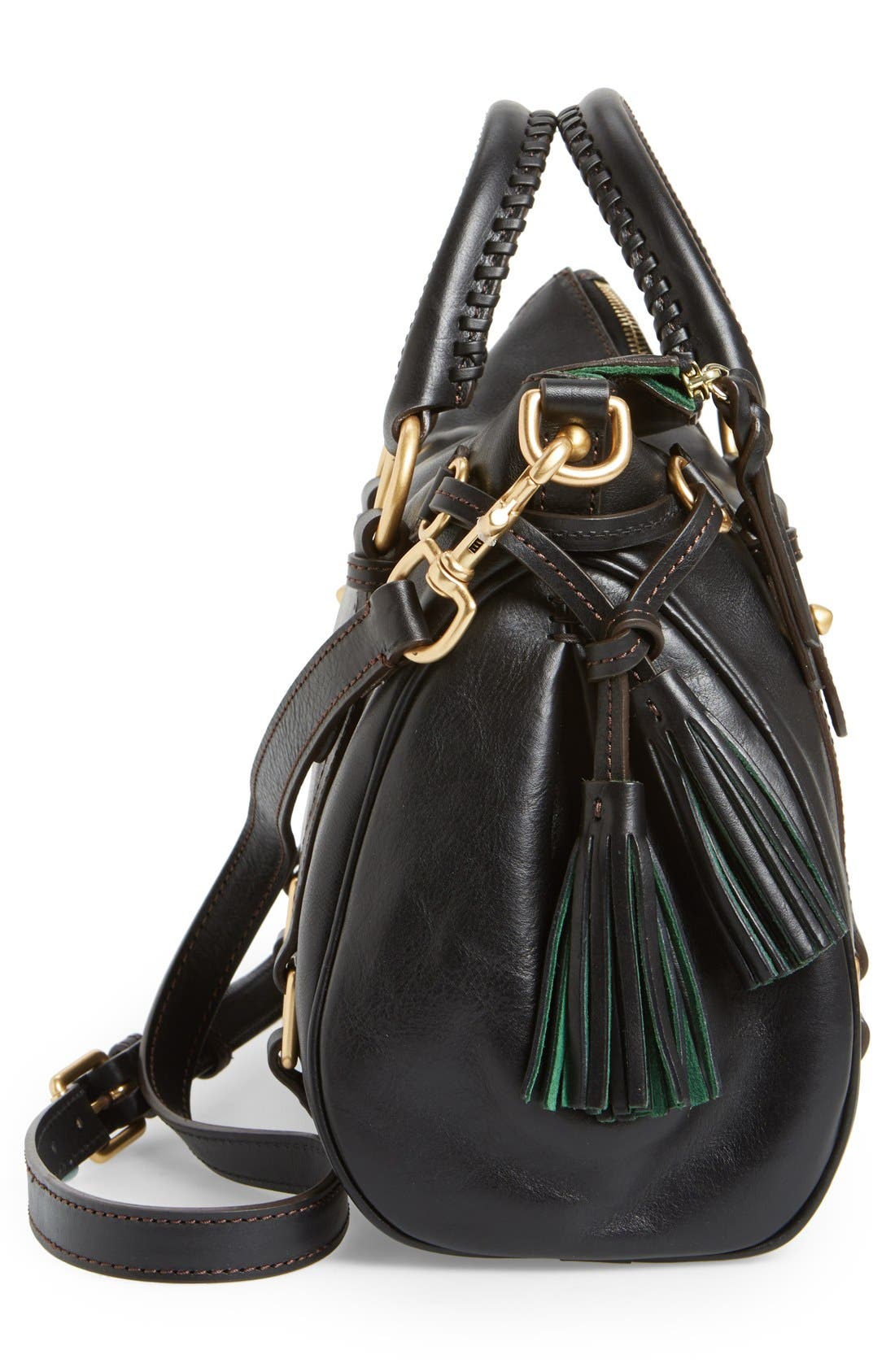 Dooney & Bourke 'Florentine - Small' Leather Crossbody Satchel, Alternate, color, 