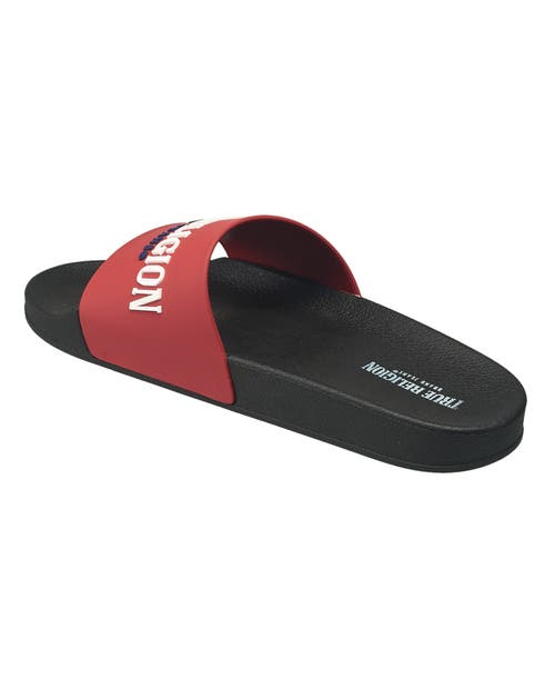 True Religion Weezy Logo Slide In Red
