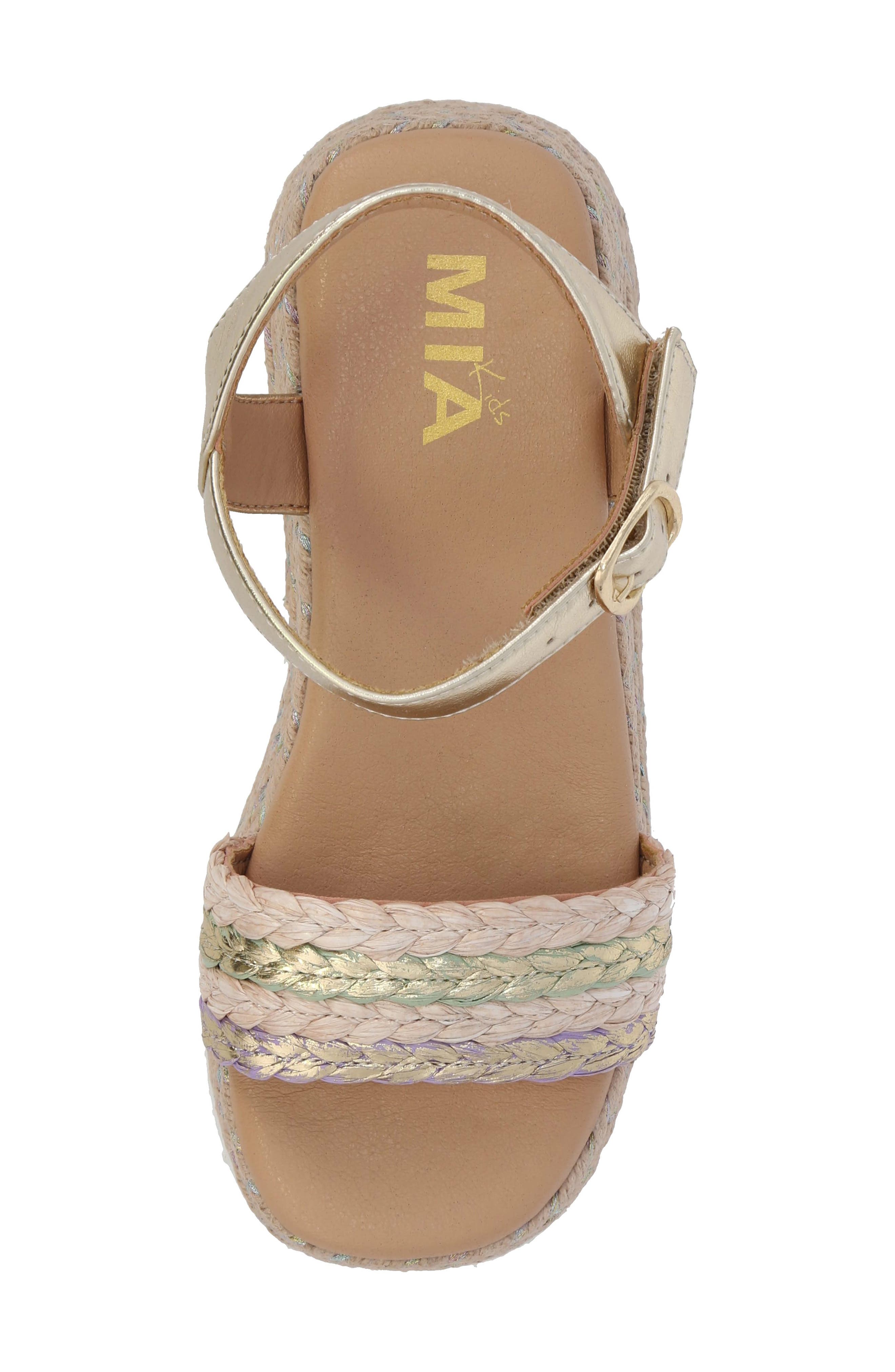 MIA Kids' Zhara Espadrille Platform Sandal, Alternate, color, 