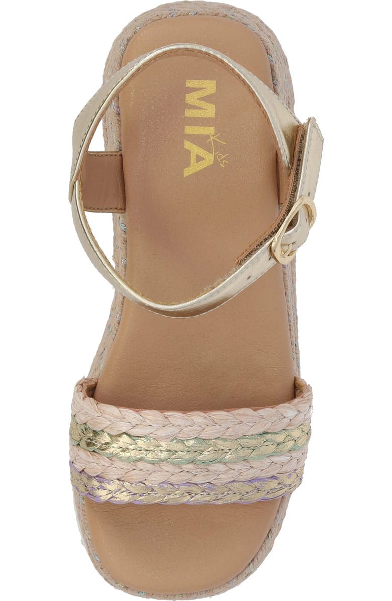 MIA Kids' Zhara Espadrille Platform Sandal, Alternate, color,