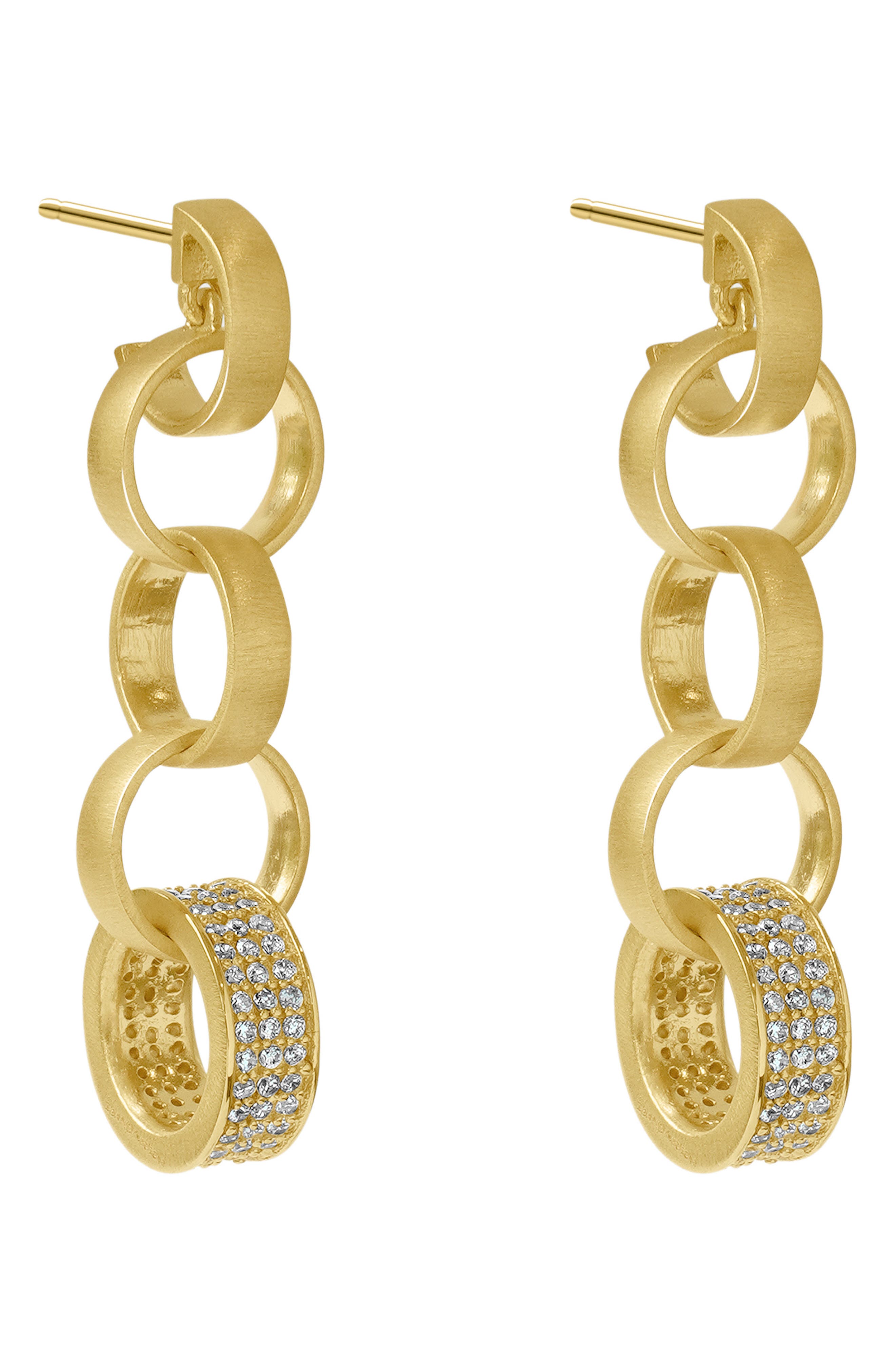 Dean Davidson Petit Link Pavé Statement Drop Earrings (Women) | Nordstrom