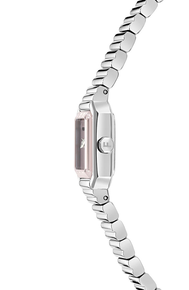 FERRAGAMO Crystal Petite Bracelet Watch, 15mm x 20mm, Alternate, color,