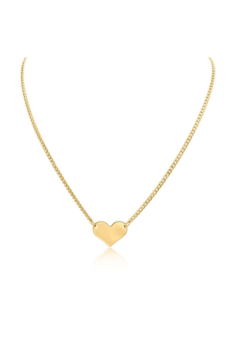 Rumor Heart Necklace, Main, color, Gold