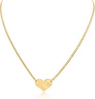 Bowood Lane Rumor Heart Necklace