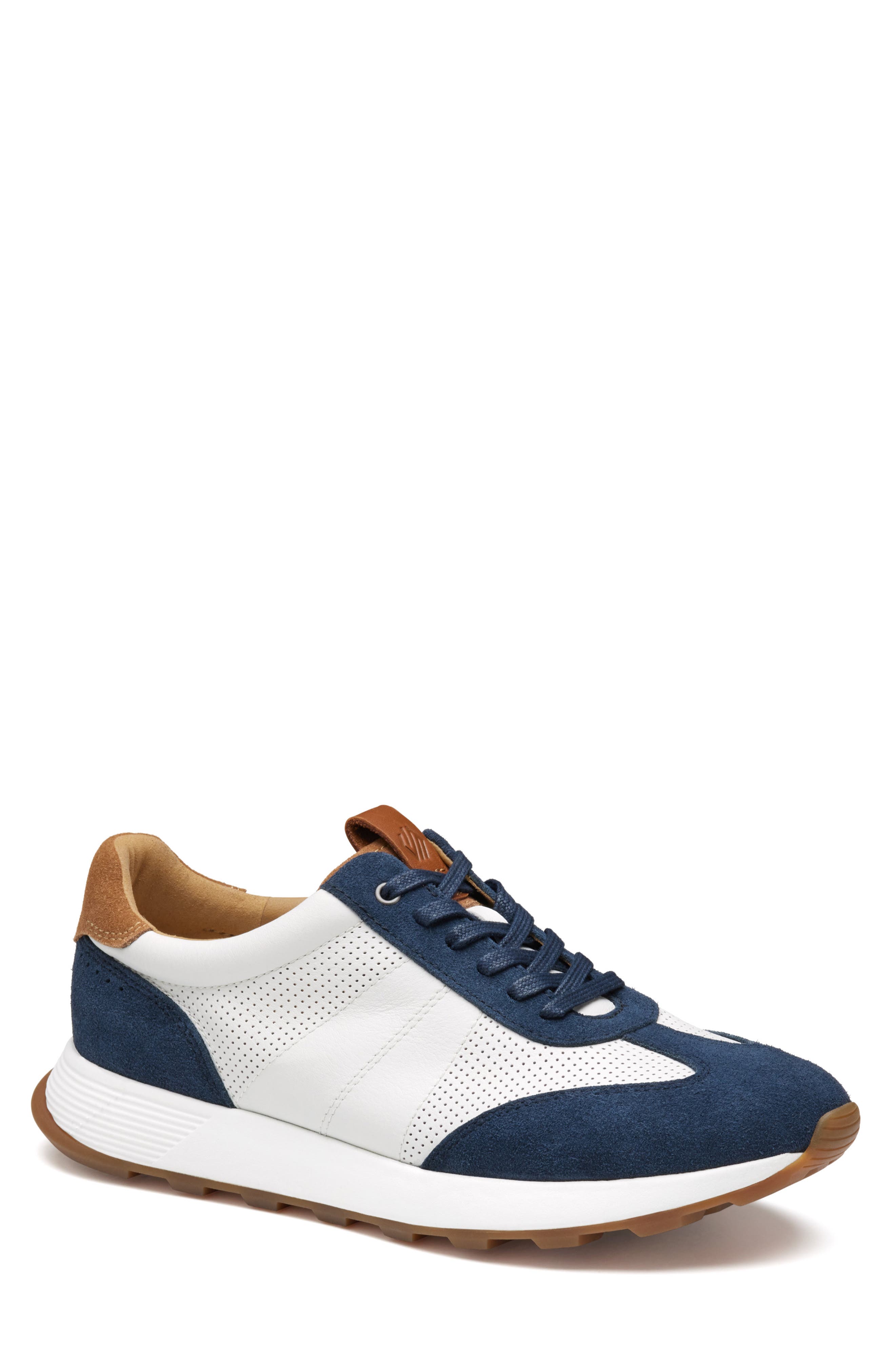  Navy Suede/ White Full Grain