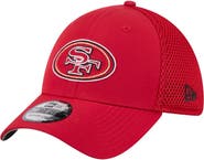 New Era Men's New Era  Scarlet San Francisco 49ers Outline 39THIRTY Flex Hat