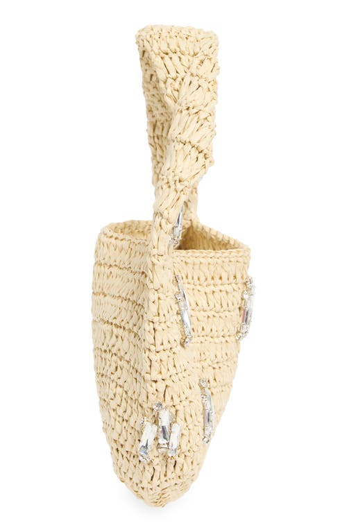 Urban Expressions Handbags Rhinestone Straw Shoulder Bag