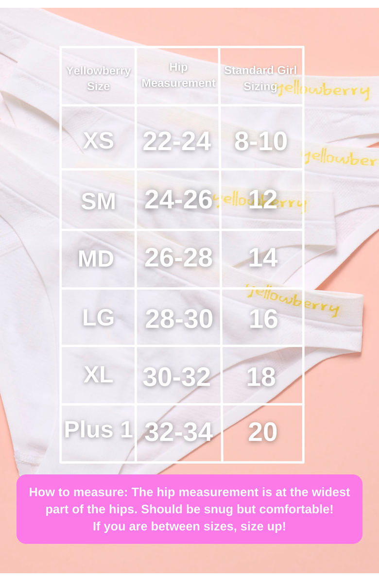 Yellowberry 6PK Scout Seamless Underwear, Alternate, color, Snowflake