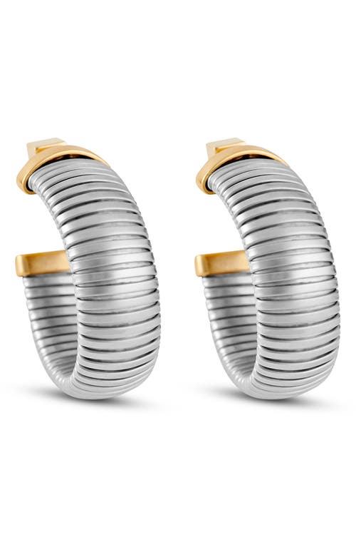 IVI Los Angeles Gaia Hoop Earrings in Silver  product