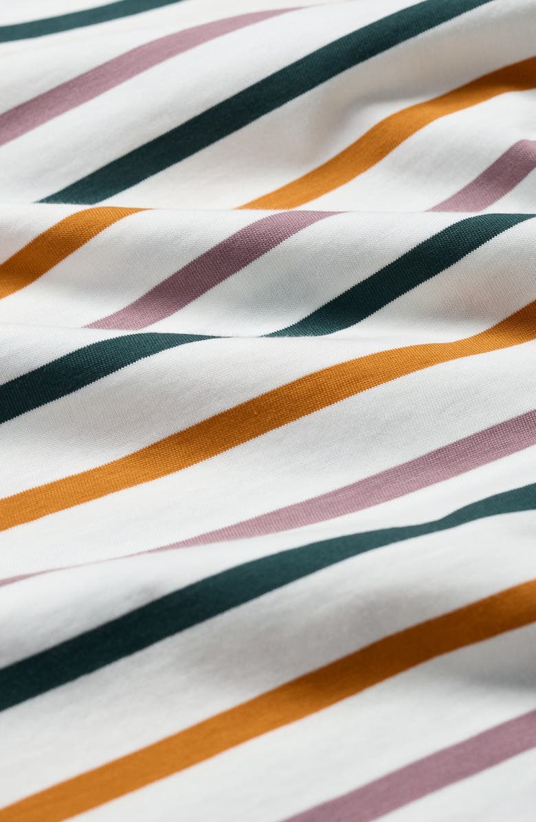 Seasalt Cornwall Sailor Stripe Organic Cotton Top, Alternate, color, Tri Breton Verte