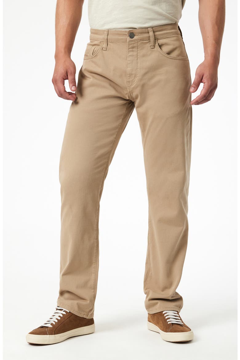 Matt Relaxed Straight Leg Twill Pants, Main, color, KHAKI CASUAL TWILL