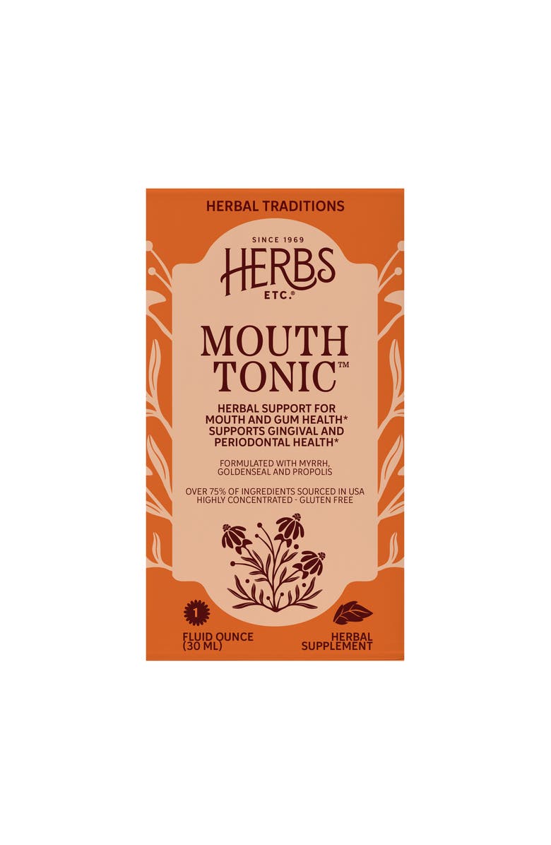 Herbs Etc. Mouth Tonic 1 oz, Main, color, NO COLOR