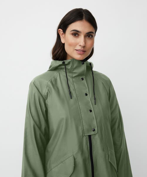 Masai Copenhagen Matheia Long Sleeve Hooded Coat In Multi