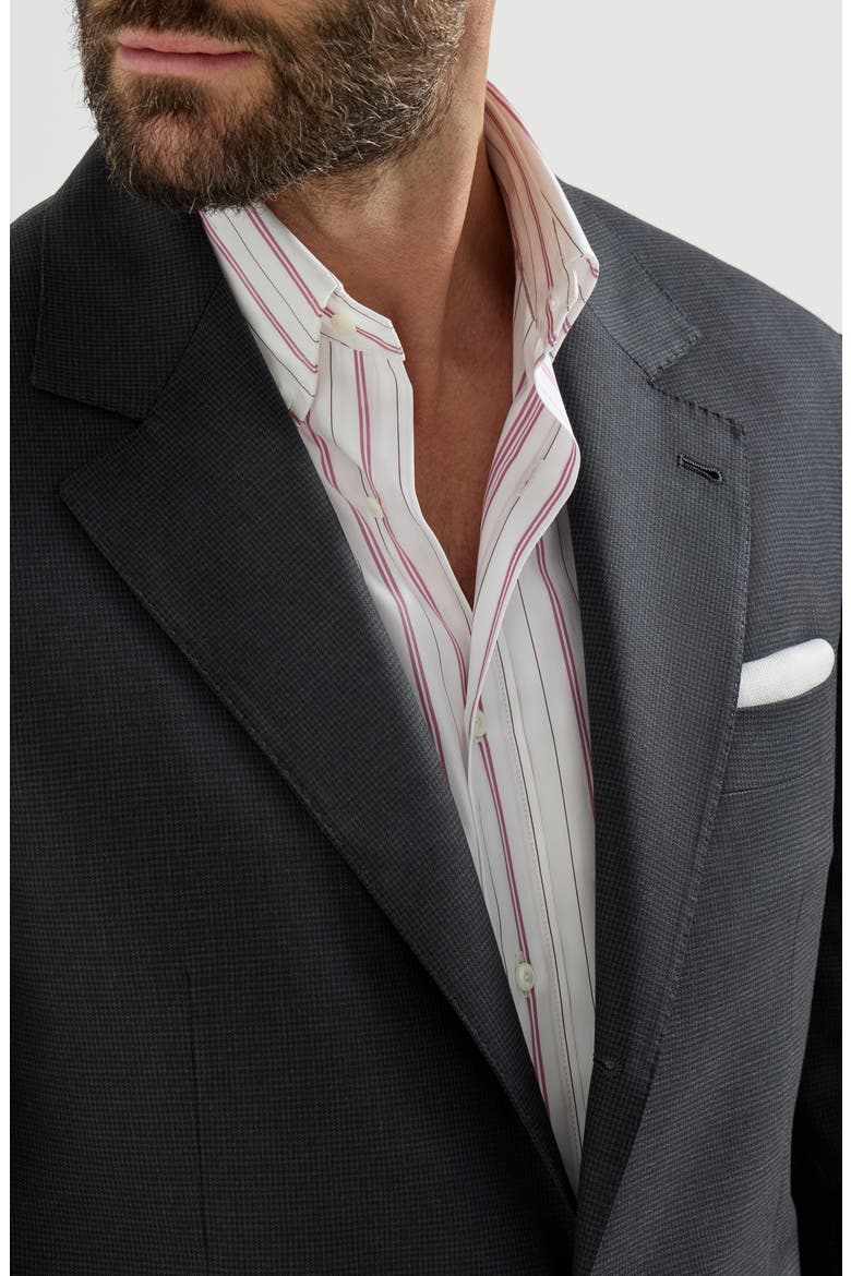 Houndstooth blazer, Alternate, color, Anthracite