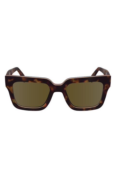 Kenton 52mm Rectangular Sunglasses
