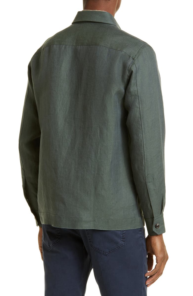 Boglioli Linen Chore Jacket, Alternate, color,