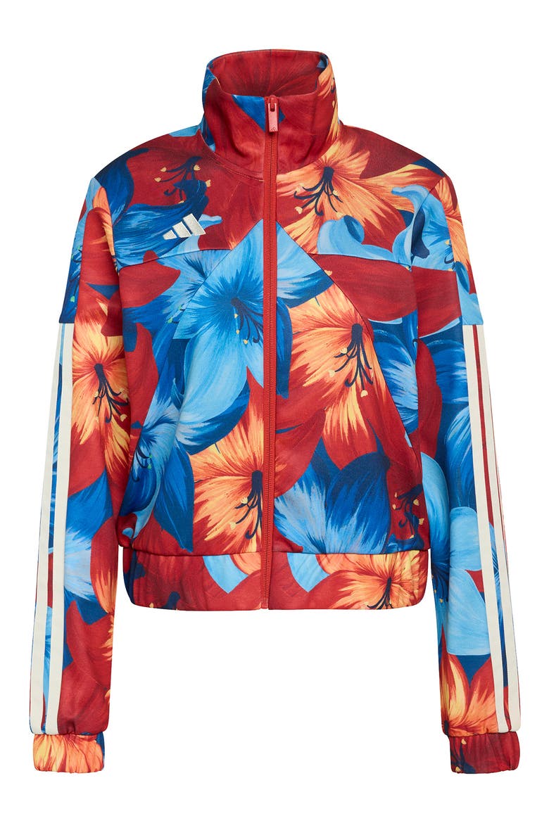 x Farm Rio Track Jacket, Alternate, color, LIGHT BLUE/ RED/ CREAM WHITE