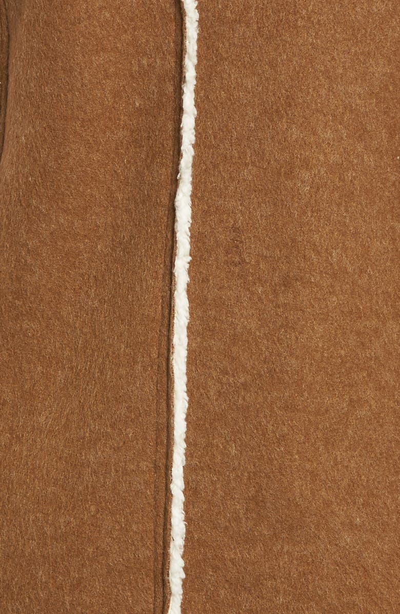 Dylan Flannel Faux Shearling Vest, Alternate, color,