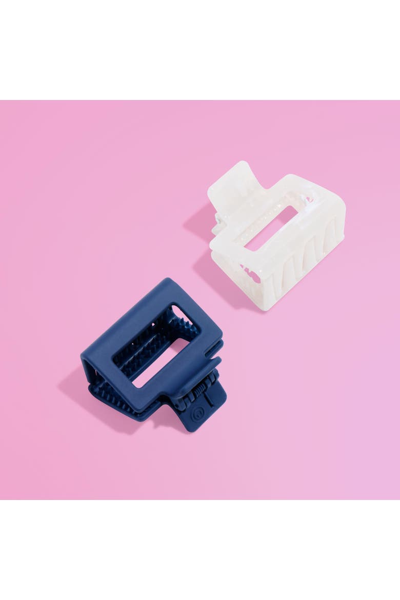 Square Extra Grip Claw Clip, Alternate, color, Blue