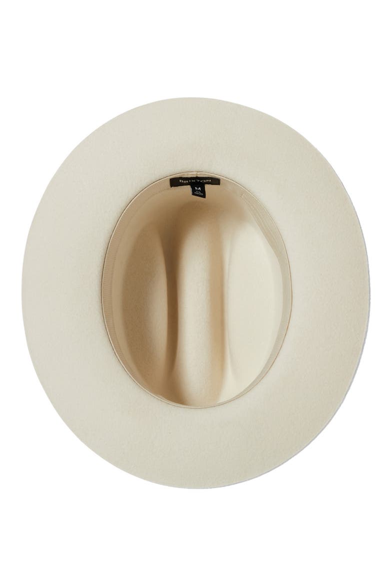 Hitch Ranch Wool Felt Fedora, Alternate, color, OFF WHITE